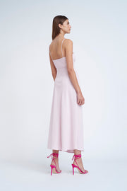 Fall Bias Midi Dress | Final Sale - Pink