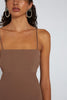 Fall Bias Midi Dress - Mocka