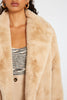 Flo Faux Fur Coat | Final Sale - Biscuit