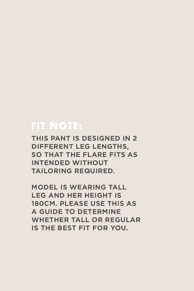 Sliced Flare Knit Pant Tall Leg | Final Sale - Camel
