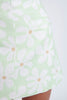 Fleur Mini Skirt | Final Sale - Lime Floral