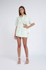 Fleur Mini Skirt | Final Sale - Lime Floral