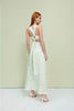 Fleur Tie Back Midi Dress | Final Sale - Lime Floral