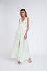 Fleur Tie Back Midi Dress | Final Sale - Lime Floral