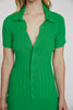 Button Down Knit Top | Final Sale - Green