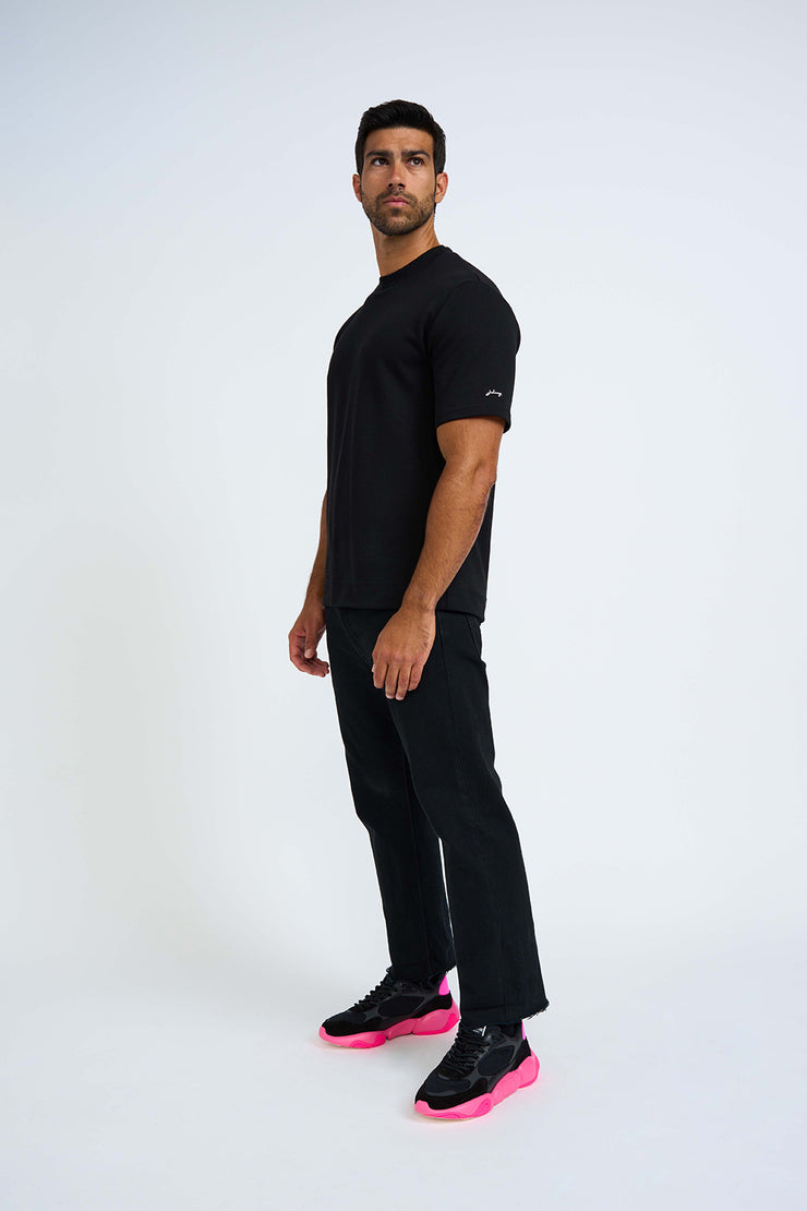 Tyler Heart Tee | Final Sale - Black