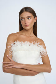 Johnny Feather Mini | Final Sale - White