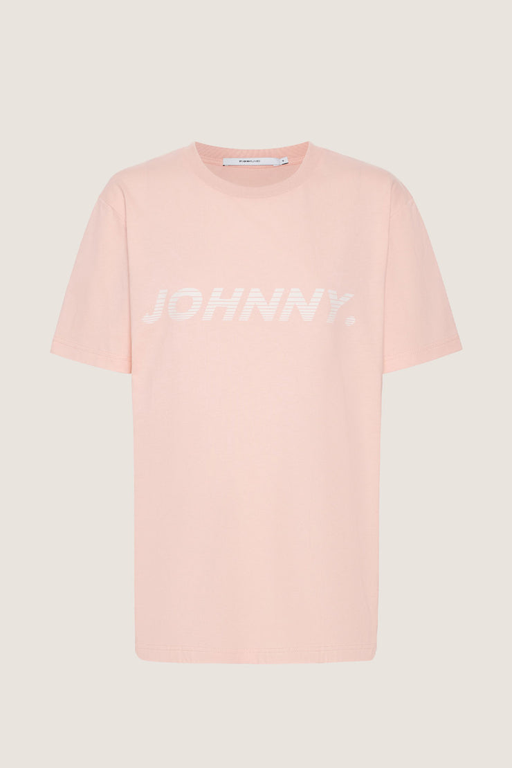 Johnny Rush Tee - Pink White