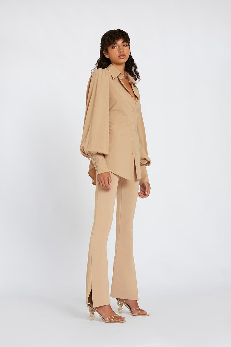 Jolyon Cotton Shirt | Final Sale - Camel