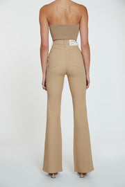 Julia Flare Jean | Final Sale - Tan