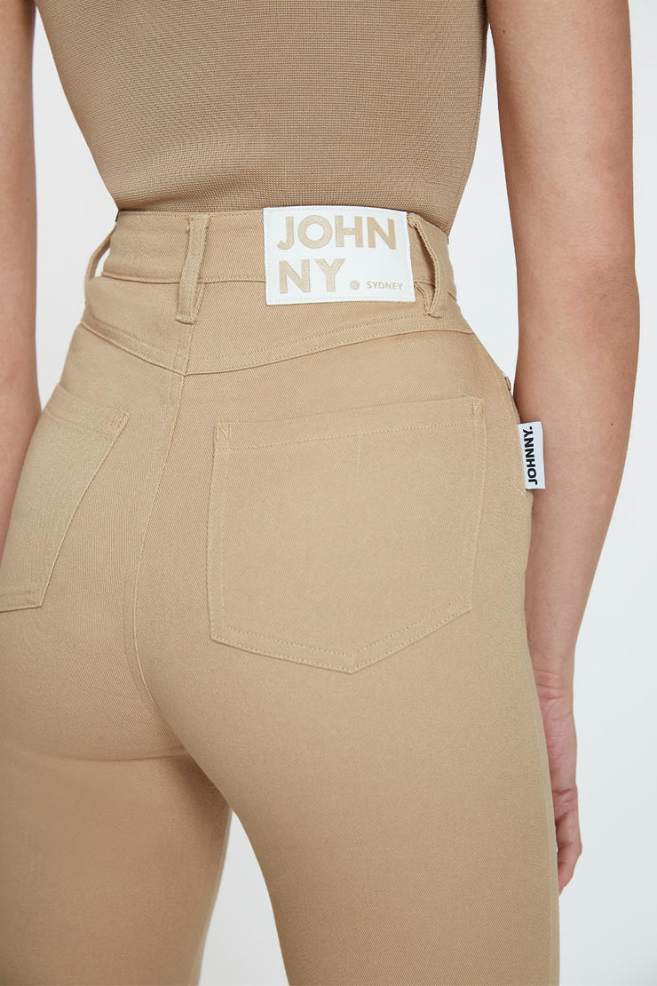 Julia Flare Jean | Final Sale - Tan