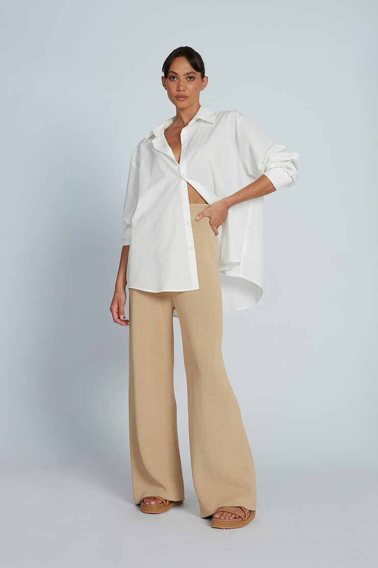 Kason Knit Pant | Final Sale - Bone