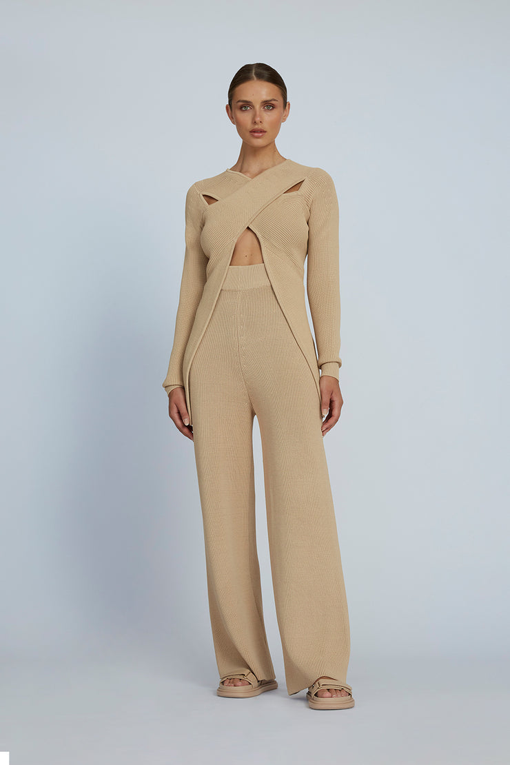Kason Knit Pant | Final Sale - Bone