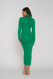 Kia Cross Body Midi Dress | Final Sale - Green