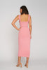 Knit Lace Ribbon Midi | Final Sale - Pink