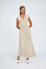 Lara Ribbed Knit Dress | Final Sale - Bone