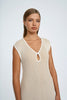 Lara Ribbed Knit Dress | Final Sale - Bone
