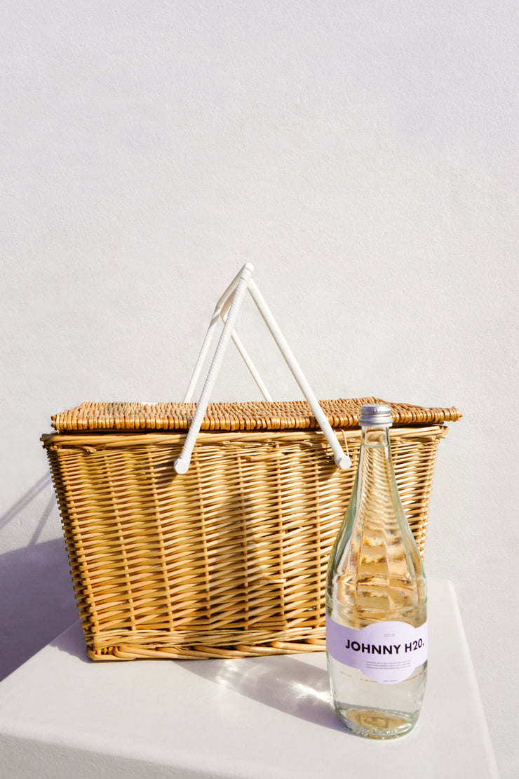 Large Picnic Cooler Basket | Final Sale - Natural