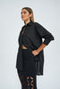 Laser Lattice Knit Skirt | Final Sale - Black