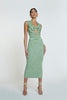 Leora Latice Knit Midi | Final Sale - Matcha