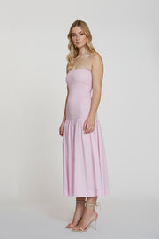 Skyler Strapless Sun Dress | Final Sale - Pink