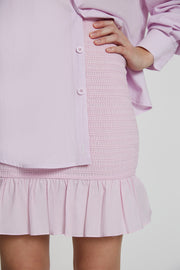 Mason Cotton Shirt | Final Sale - Pink