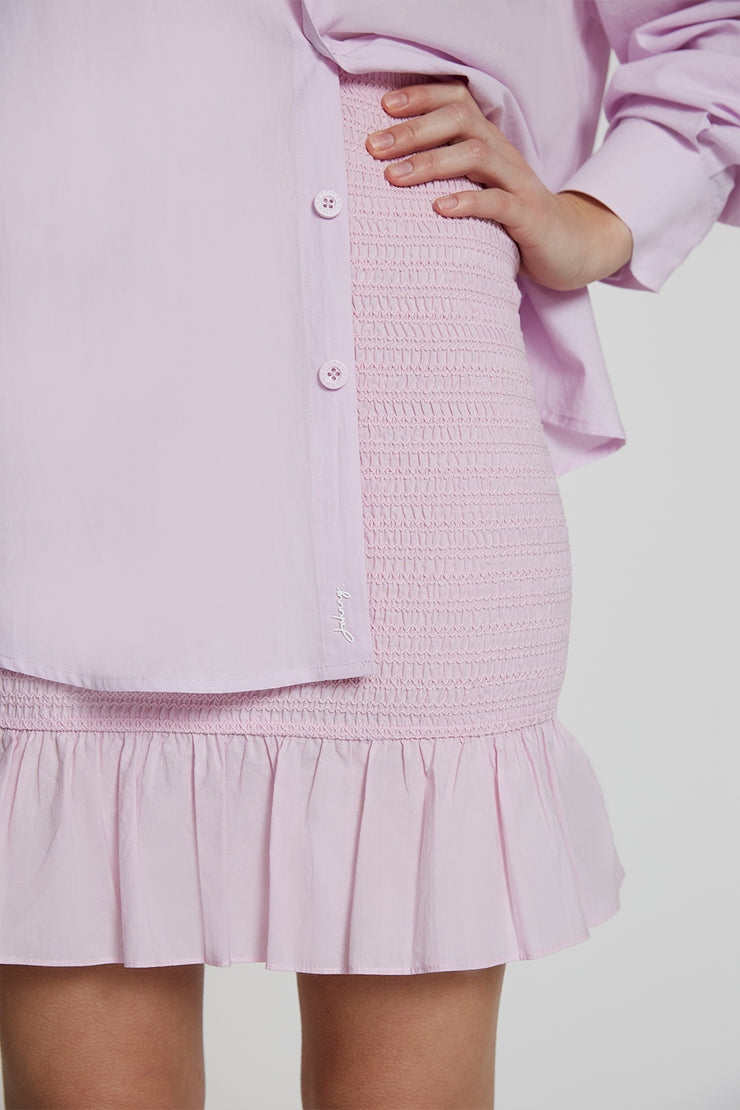 Mason Cotton Shirt | Final Sale - Pink