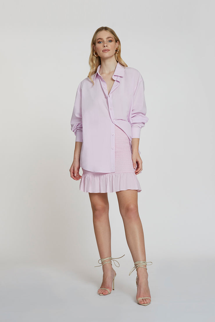 Mason Cotton Shirt | Final Sale - Pink