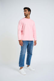 Live Life Long Sleeve Tee - Pink