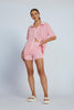 Marle Knit Sun Shirt | Final Sale - Blush Pink Marle