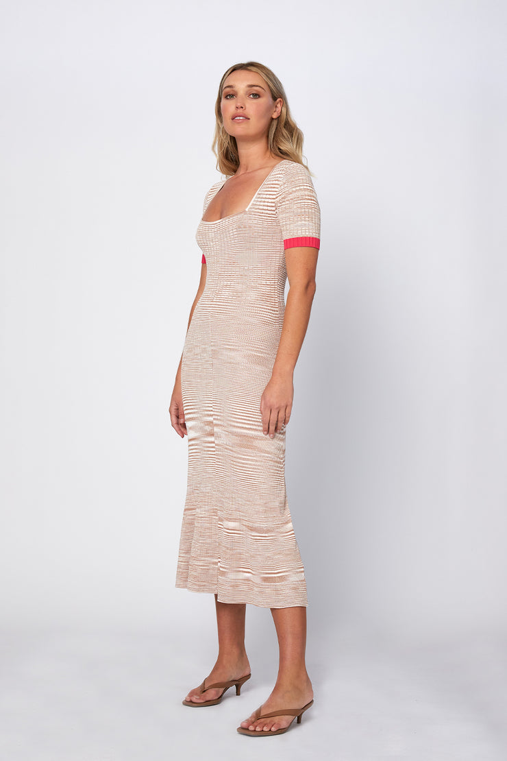 Nude Marle Knit Midi | Final Sale