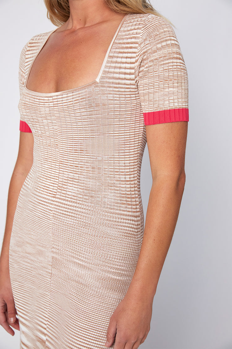 Nude Marle Knit Midi | Final Sale