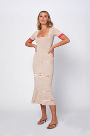 Nude Marle Knit Midi | Final Sale
