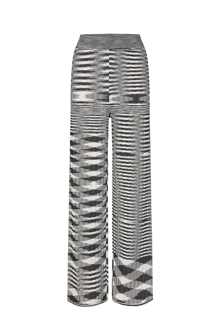 Marle Knit Pant | Final Sale - Black White
