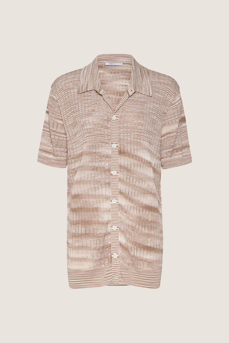 Marle Knit Sun Shirt - Nude Marle