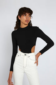 Maya Sleeve Knit Top | Final Sale - Black