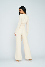 Mimi Wide Pant | Final Sale - Cream
