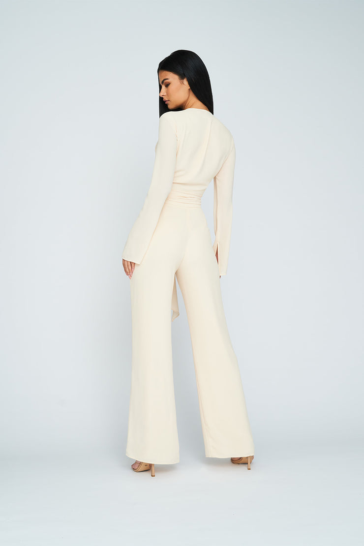 Mimi Scarf Top | Final Sale - Cream