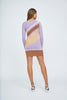 Monte Stripe Mini Dress | Final Sale - Lilac Sand Coffee