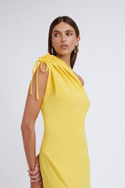 One Shoulder Jasmine | Final Sale  - Yellow