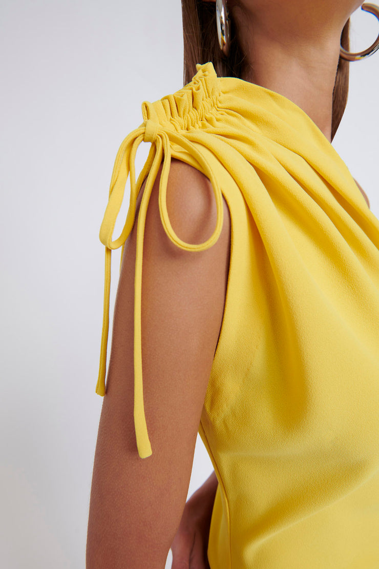 One Shoulder Jasmine | Final Sale  - Yellow