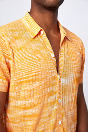 Marle Knit Sun Shirt - Mandarin Marle