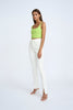 Panelled Bustier Top | Final Sale  - Lime