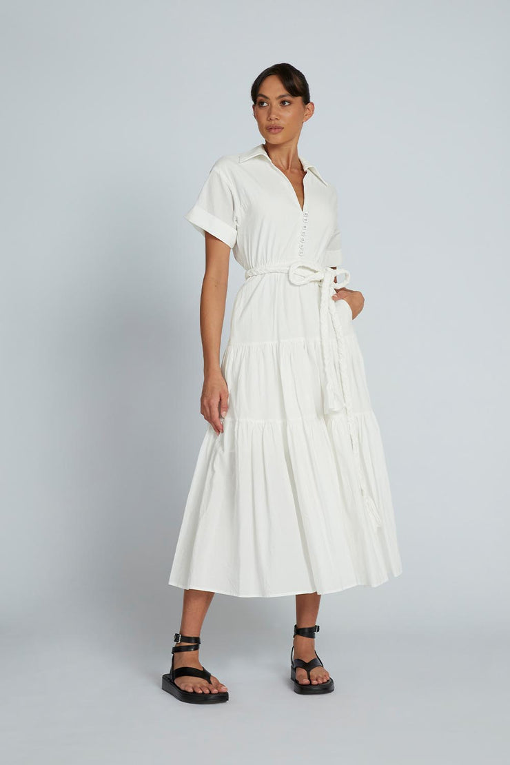 Patricia Midi Dress | Final Sale - White
