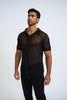 Picot Knit Shirt | Final Sale  - Black