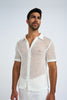 Picot Knit Shirt | Final Sale  - Ivory