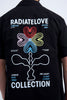 Radiate Love Flower Shirt | Final Sale  - Black