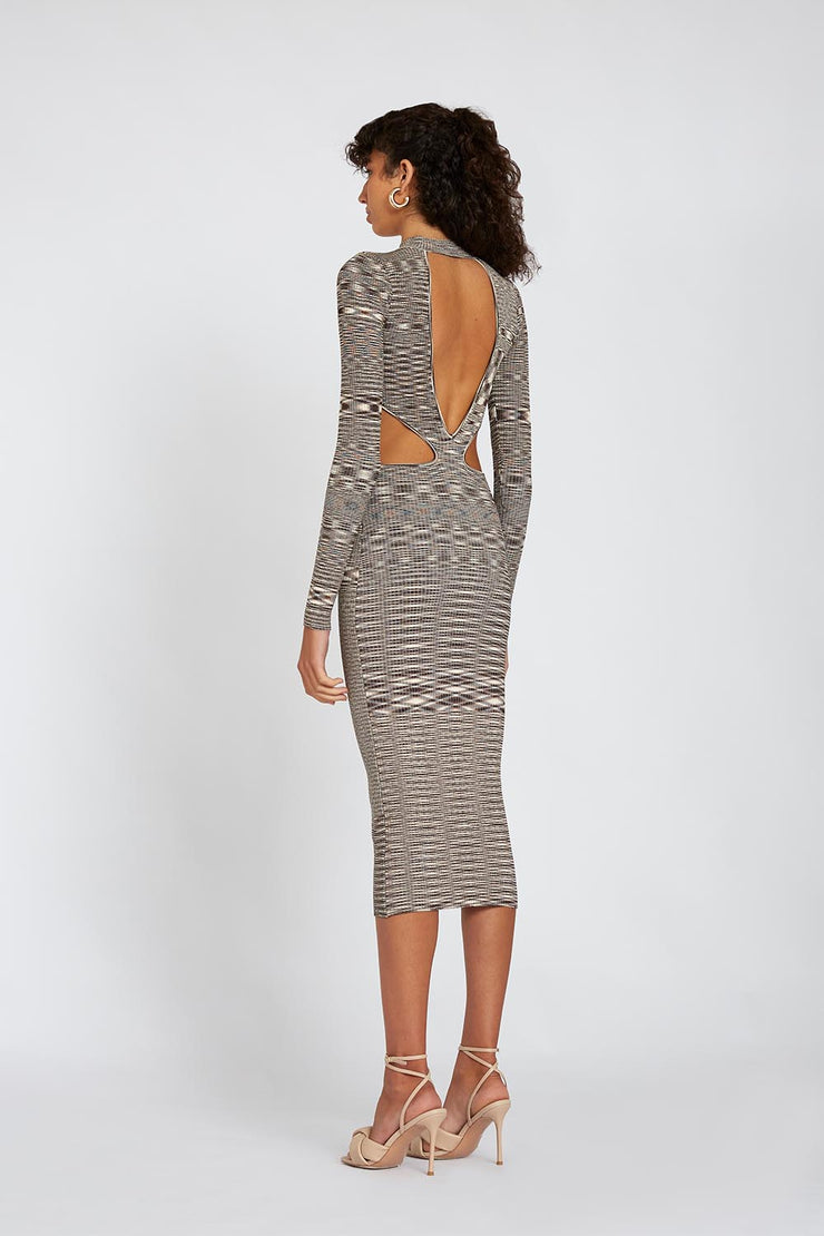Raine Knit Midi Dress | Final Sale - Liquorice Marle
