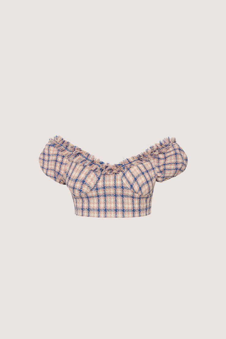 Sally Tweed Top | Final Sale