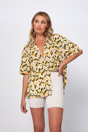 Check Knit Mini Short | Final Sale - Ivory Sand
